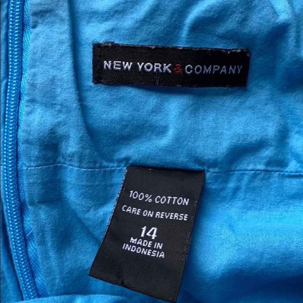 💜💜 New York & Company 100% Cotton Skirt Size 14